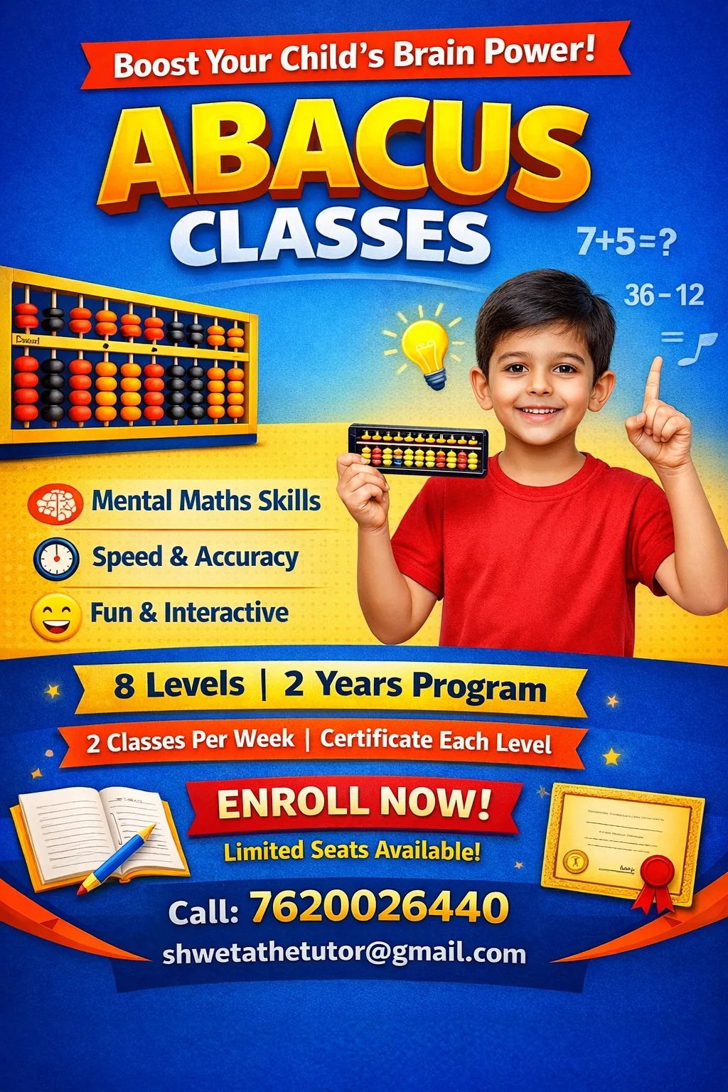 Abacus Course by Shweta Bhoyar